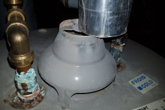 Disconnected-combustion-exhaust-at-water-heater