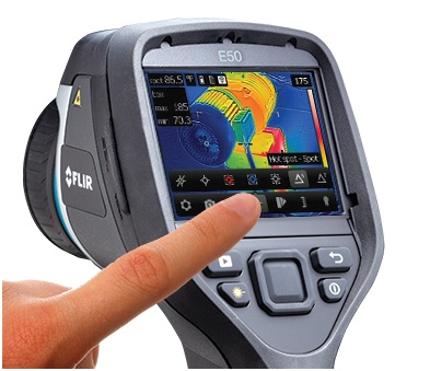 thermal cameras inspect infrared imaging